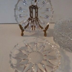 Lead Crystal Princess House Coasters set of 6
